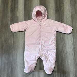 Ralph Lauren baby pink snowsuit